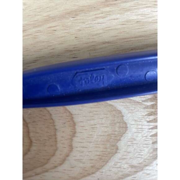 Vintage Foley Serving Spoon Nylon Plastic Cobalt Blue Kitchen Cooking Utensil - Picture 4 of 7